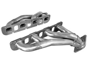 aFe Power - aFe Power Twisted Steel 409 Stainless Steel Shorty Header Dodge Challenger SRT-8 11-15 V8-6.4L - 48-42002 - Image 1