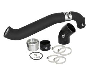 aFe Power - aFe Power BladeRunner 3-1/2 IN to 3 IN Aluminum Cold Charge Pipe Black Ford F-150 Raptor 17-19 V6-3.5L (tt) - 46-20299-B - Image 2