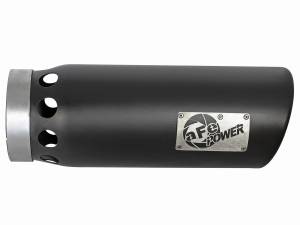 aFe Power - aFe Power MACH Force-Xp 409 Stainless Steel Clamp-on Exhaust Tip Black - Right - Exit 5 IN Inlet x 6 IN Outlet x 16 IN L - 49T50601-B161 - Image 3