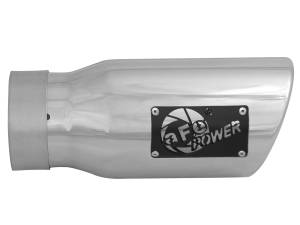 aFe Power - aFe Power MACH Force-Xp 304 Stainless Steel Clamp-on Exhaust Tip Polished 3 IN Inlet x 4 IN Outlet x 9 IN L - 49T30401-P09 - Image 2