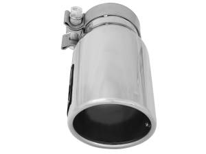 aFe Power - aFe Power MACH Force-Xp 304 Stainless Steel Clamp-on Exhaust Tip Polished 3 IN Inlet x 4 IN Outlet x 9 IN L - 49T30401-P09 - Image 3