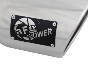 aFe Power - aFe Power MACH Force-Xp 304 Stainless Steel Clamp-on Exhaust Tip Polished 4 IN Inlet x 6 IN Outlet x 12 IN L - 49T40601-P12 - Image 5