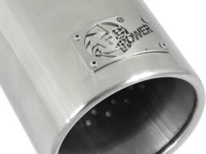 aFe Power - aFe Power MACH Force-Xp 304 Stainless Steel Clamp-on Exhaust Tip Polished 3 IN Inlet x 4 IN Outlet x 12 IN L - 49-92043-P - Image 4