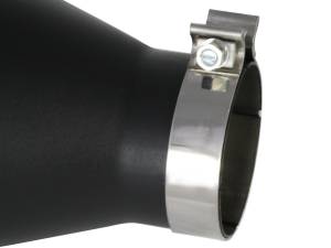 aFe Power - aFe Power MACH Force-Xp 409 Stainless Steel Clamp-on Exhaust Tip Black 4 IN Inlet x 7 IN Outlet x 18 IN L - 49-92023-B - Image 7