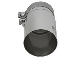 aFe Power - aFe Power MACH Force-Xp 304 Stainless Steel Clamp-on Exhaust Tip Polished - Right - Exit 3-1/2 IN Inlet x 4 IN Outlet x 7 IN L - 49T35404-P07 - Image 3