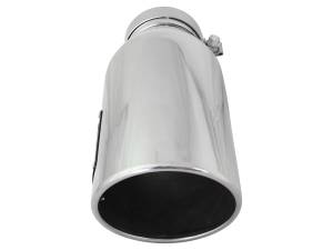 aFe Power - aFe Power MACH Force-Xp 304 Stainless Steel Clamp-on Exhaust Tip Polished 4 IN Inlet x 6 IN Outlet x 15 IN L - 49T40601-P15 - Image 3