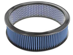 aFe Power Magnum FLOW Round Racing Air Filter w/ Pro 5R Media 14 IN OD x 12 IN ID x 4 IN H w/ Expanded Metal - 18-11405