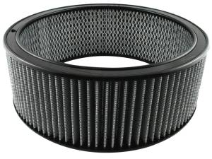 aFe Power Magnum FLOW Round Racing Air Filter w/ Pro DRY S Media 14 IN OD x 12 IN ID x 5 IN H w/ Expanded Metal - 18-11426