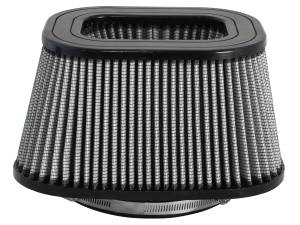 aFe Power Magnum FLOW Universal Air Filter w/ Pro DRY S Media 7-1/8 IN F x (8-3/4 x 10-1/2) IN B x (6-1/2 x 8-5/8) IN T (Inverted) x 5 IN H - 21-91067