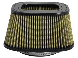 aFe Power Magnum FLOW Universal Air Filter w/ Pro GUARD7 Media 7-1/8 IN F x (8-3/4 x 10-1/2) IN B x (6-1/2 x 8-5/8) IN T (Inverted) x 5 IN H - 72-91067