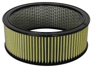 aFe Power Magnum FLOW Round Racing Air Filter w/ Pro GUARD 7 Media 14 IN OD x 12 IN ID x 5 IN H w/ Expanded Metal - 18-11476