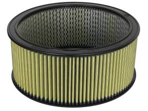 aFe Power Magnum FLOW Round Racing Air Filter w/ Pro GUARD 7 Media 14 IN OD x 12 IN ID x 6 IN H w/ Expanded Metal - 18-11477