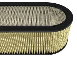 aFe Power - aFe Power Magnum FLOW Round Racing Air Filter w/ Pro GUARD 7 Media 18-1/8 IN L x 7-1/4 IN W x 6 IN H w/ Expanded Metal - 18-87001 - Image 2