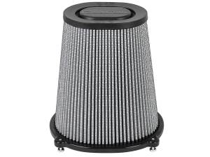 aFe Power QUANTUM Intake Replacement Air Filter w/ Pro DRY S Media (5-1/2x4-1/4) IN F x (8-1/2x7-1/4) IN B x (5-3/4x4-1/2) IN T x 9 IN H - 21-90105