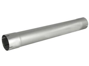 aFe Power - aFe Power ATLAS 4 IN Aluminized Steel Muffler Delete Pipe  - 49-91003 - Image 1