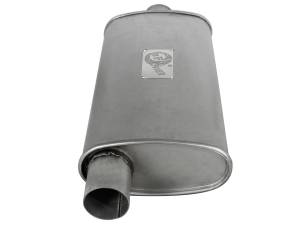 aFe Power - aFe Power Scorpion Aluminized Steel Muffler 2-1/2 IN ID Center/Offset x 9 IN W x 4 IN H x 18 IN L- Oval Body - 49M00002 - Image 2