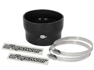 aFe Power Magnum FORCE Cold Air Intake System Spare Parts Kit (3-7/8 IN ID to 3-1/2 IN) ID x 2-1/2 IN L Straight Reducing Coupler - Black - 59-00048