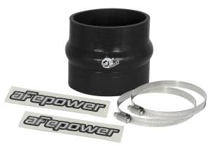 aFe Power Magnum FORCE Cold Air Intake System Spare Parts Kit (3-1/4 IN ID to 3-1/8 IN ID x 3 IN L) Straight Reducing Coupler w/ Hump - Black - 59-00066