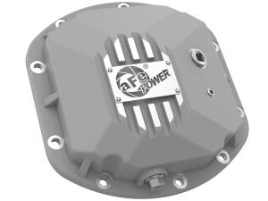 aFe Power - aFe Power Street Series Dana 30 Front Differential Cover Raw w/ Machined Fins  Jeep Wrangler (TJ/JK) 97-18 - 46-71130A - Image 2