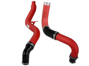 aFe Power - aFe Power BladeRunner 3 IN Aluminum Hot and Cold Charge Pipe Kit Red Dodge RAM 1500 EcoDiesel 14-18 V6-3.0L (td) - 46-20174-R - Image 2