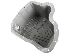 aFe Power - aFe POWER Street Series Engine Oil Pan Raw w/ Machined Fins GM Diesel Trucks 01-10 V8-6.6L (td) LB7/LLY/LBZ/LMM - 46-70330 - Image 3