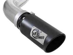 aFe Power - aFe Power Atlas 4 IN Aluminized Steel DPF-Back Exhaust System w/ Black Tip Ford F-150 18-20 V6-3.0L (td) - 49-03106-B - Image 2