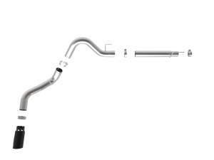 aFe Power - aFe Power Atlas 4 IN Aluminized Steel DPF-Back Exhaust System w/ Black Tip Ford F-150 18-20 V6-3.0L (td) - 49-03106-B - Image 5