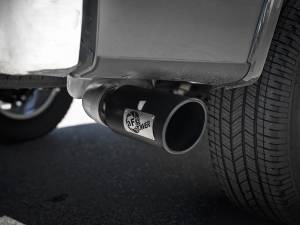 aFe Power - aFe Power Atlas 4 IN Aluminized Steel DPF-Back Exhaust System w/ Black Tip Ford F-150 18-20 V6-3.0L (td) - 49-03106-B - Image 6