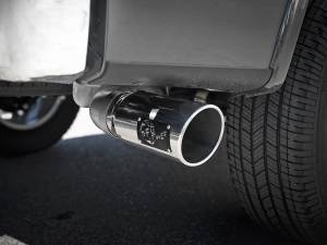 aFe Power - aFe Power Atlas 4 IN Aluminized Steel DPF-Back Exhaust System w/ Polished Tip Ford F-150 18-20 V6-3.0L (td) - 49-03106-P - Image 6