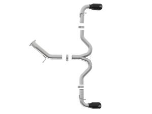 aFe Power - aFe Power Takeda 3 IN to 2-1/2 IN 304 Stainless Steel Axle-Back Exhaust w/ Black Tip Hyundai Elantra GT 18-20 L4-1.6L (t) - 49-37002-1B - Image 5