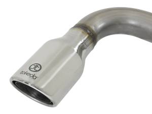 aFe Power - aFe Power Takeda 3 IN to 2-1/2 IN 304 Stainless Steel Axle-Back Exhaust w/ Polished Tip Hyundai Elantra GT 18-20 L4-1.6L (t) - 49-37002-1P - Image 2