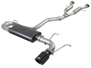 aFe Power MACH Force-Xp 2-1/2 IN to 3 IN 304 Stainless Steel Cat-Back Exhaust w/ Black Tip Jeep Grand Cherokee (WK2) 14-21 V6-3.6L - 49-38078-B