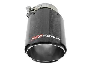 aFe Power - aFe Power MACH Force-Xp 304 Stainless Steel Clamp-on Exhaust Tip Carbon Fiber 2-1/2 IN Inlet x 3-1/2 IN Outlet X 7 IN L - 49T25354-C07 - Image 3