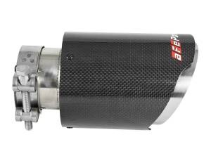 aFe Power - aFe Power MACH Force-Xp 304 Stainless Steel Clamp-on Exhaust Tip Carbon Fiber 2-1/2 IN Inlet x 4 IN Outlet x 7 IN L - 49T25404-C07 - Image 2