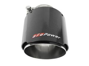 aFe Power - aFe Power MACH Force-Xp 304 Stainless Steel Clamp-on Exhaust Tip Carbon Fiber 2-1/2 IN Inlet x 4-1/2 IN Outlet x 7 IN L - 49T25454-C07 - Image 3