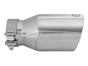 aFe Power - aFe Power MACH Force-Xp 304 Stainless Steel Clamp-on Exhaust Tip Polished 3 IN Inlet x 4-1/2 IN Outlet x 9 IN L - 49T30454-P092 - Image 2