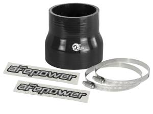 aFe Power Magnum FORCE Cold Air Intake System Spare Parts Kit (2-7/8 IN ID to 2-3/8 IN ID x 2-3/8 IN L) Straight Reducing Coupler - Black - 59-00101