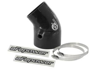 aFe Power Magnum FORCE Cold Air Intake System Spare Parts Kit (3-1/4 IN ID to 2-13/16 IN ID x 40 Deg.) Elbow Reducing Coupler - Black - 59-00105