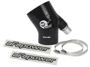 aFe Power Magnum FORCE Cold Air Intake System Spare Parts Kit (3 IN ID to 2-1/4 IN ID x 35 Deg.) Elbow Reducing Coupler w/ Vent - Black - 59-00107