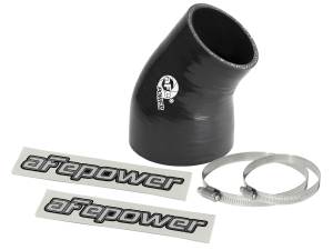 aFe Power Magnum FORCE Cold Air Intake System Spare Parts Kit (3 IN ID to 2-1/4 IN ID x 35 Deg.) Elbow Reducing Coupler - Black - 59-00117