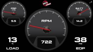 aFe Power - aFe Power AGD 5-1/2 IN Digital Gauge Display Monitor Dodge/RAM/Ford/GM Diesel Trucks 08-23 L6-6.7L (td)/V8-6.4L/6.6L/6.7L (td) - 77-91001 - Image 8