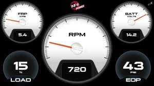 aFe Power - aFe Power AGD 5-1/2 IN Digital Gauge Display Monitor Dodge/RAM/Ford/GM Diesel Trucks 08-23 L6-6.7L (td)/V8-6.4L/6.6L/6.7L (td) - 77-91001 - Image 9