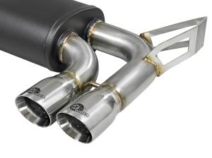 aFe Power - aFe Power MACH Force-XP 2-1/2 IN 304 Stainless Steel Cat-Back Exhaust w/ Polished Tips BMW M3 (E46) 01-06 L6-3.2L S54 - 49-36344-P - Image 2