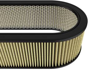 aFe Power - aFe Power Magnum FLOW Round Racing Air Filter w/ Pro GUARD 7 Media 18-1/8 IN L x 7-1/4 IN W x 5 IN H w/ Expanded Metal - 18-87002 - Image 2