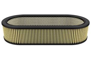 aFe Power Magnum FLOW Round Racing Air Filter w/ Pro GUARD 7 Media 18-1/8 IN L x 7-1/4 IN W x 4 IN H w/ Expanded Metal - 18-87003