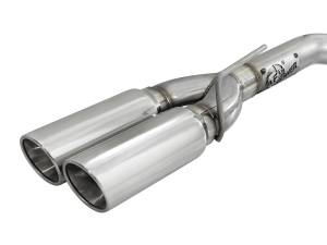 aFe Power - aFe Power Vulcan Series 4 IN to 3 IN 304 Stainless Cat-Back Exhaust System w/ Polished Tip GM Silverado/Sierra 1500 19-23 V8-6.2L - 49-34102-P - Image 2