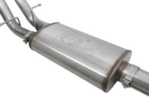 aFe Power - aFe Power Vulcan Series 4 IN to 3 IN 304 Stainless Cat-Back Exhaust System w/ Polished Tip GM Silverado/Sierra 1500 19-23 V8-6.2L - 49-34102-P - Image 3