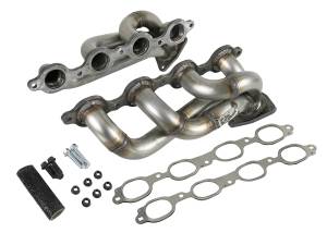 aFe Power - aFe Power Twisted Steel 1-3/4 IN 304 Stainless Steel Short Tube Header GM Silverado/Sierra 1500 19-23 V8-5.3L/6.2L - 48-34134 - Image 2