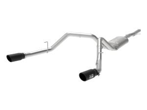 aFe Power Apollo GT Series 3 IN 409 Stainless Steel Cat-Back Exhaust System w/ Black Tip GM Silverado/Sierra 1500 09-18 V6-4.3/V8-4.8/5.3L - 49-44111-B