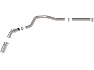 aFe Power - aFe Power Large Bore-HD 3 IN 409 Stainless Steel DPF-Back Exhaust System w/Polished Tip Dodge RAM 1500 EcoDiesel 14-19 V6-3.0L (td) - 49-42065-P - Image 3